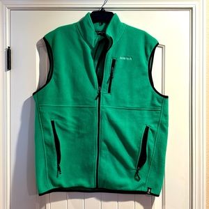 Fleece zip vest